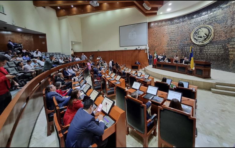 Diputados excluyeron a la fracción de Hagamos del rol para ocupar la presidencia de la Mesa Directiva. EL INFORMADOR/ RODRIGO RIVAS