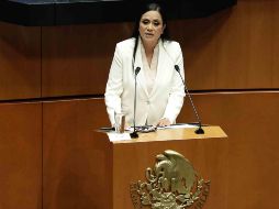 La secretaria de Bienestar, Ariadna Montiel Reyes, compareció este jueves ante el pleno de la Cámara de Diputados. SUN/ARCHIVO