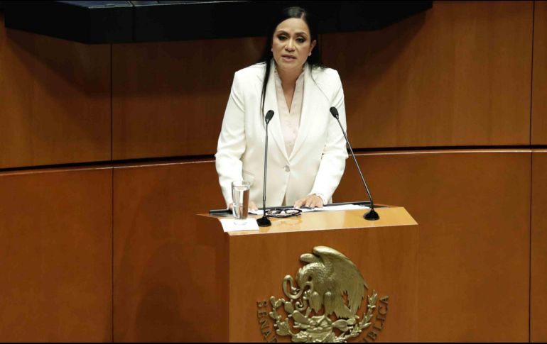 La secretaria de Bienestar, Ariadna Montiel Reyes, compareció este jueves ante el pleno de la Cámara de Diputados. SUN/ARCHIVO