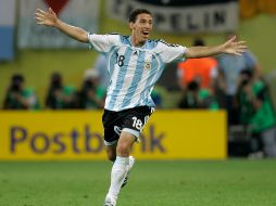 Ha sido Maxi Rodríguez quien ha hablado acerca de lo que se puede esperar en el próximo duelo entre Argentina y México. AP/R. Candia