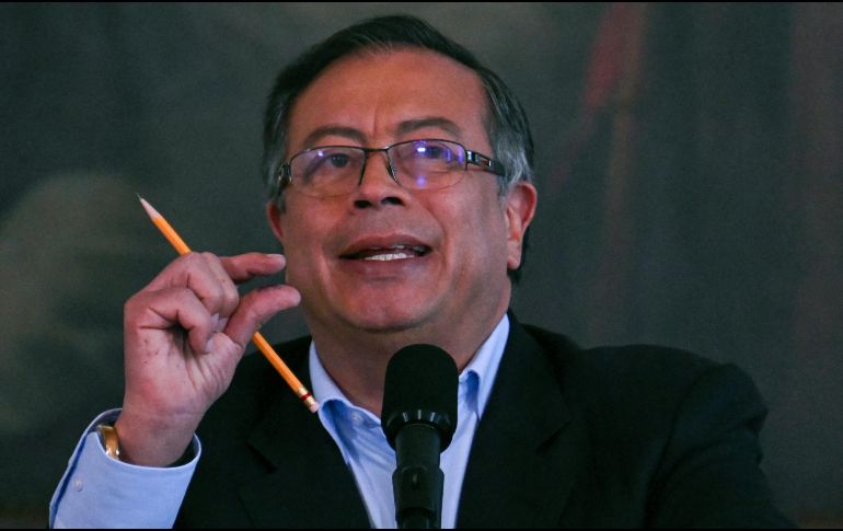 Gustavo Petro tendrá una reunión privada con el Presidente Andrés Manuel López Obrador en Palacio Nacional. AFP