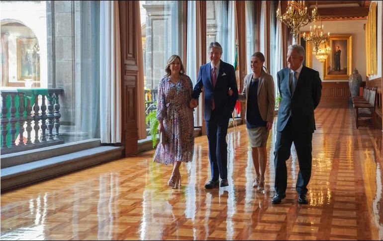 López Obrador y Lasso Mendoza se congratularon por los avances en materia de cooperación técnica-científica y educativa-cultural. TWITTER/@lopezobrador_