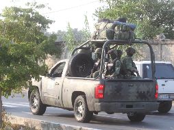 Cerca de la media noche arribaron más de 400 elementos militares procedentes del Estado de México, así como de Jalisco, para reforzar las tareas de seguridad en Zacatecas. EL INFORMADOR / ARCHVO