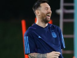Antes del partido ante Arabia Saudita, el estado físico de Messi había generado dudas por una sesión en la que tuvo trabajo diferenciado. AFP / J. I. Roncoroni