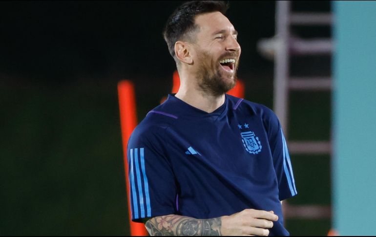 Antes del partido ante Arabia Saudita, el estado físico de Messi había generado dudas por una sesión en la que tuvo trabajo diferenciado. AFP / J. I. Roncoroni