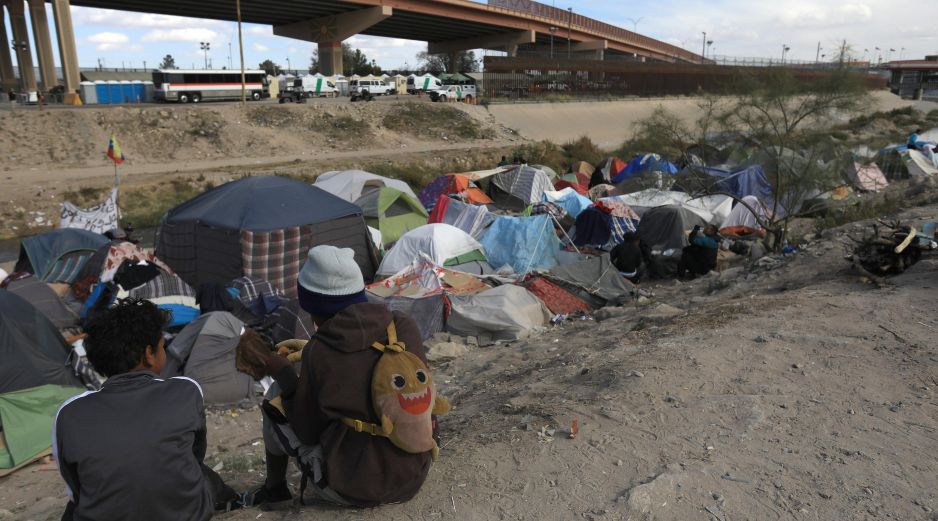 Los migrantes que no obtuvieron el permiso de tránsito se organizan para salir en caravana con destino a la frontera norte. EFE/ARCHIVO
