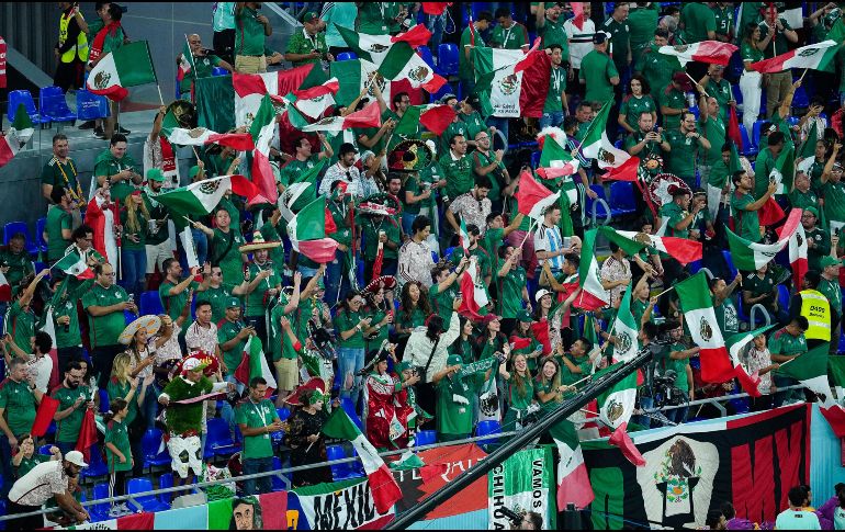 Se estima que en Qatar hay más de 50 mil mexicanos que viajaron para apoyar al Tri. Imago7