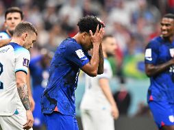 Estados Unidos e Inglaterra terminaron por no hacerse daño y empatar sin goles en el Estadio Al Bayt. EFE / N. Thekkayil