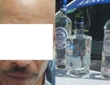 El hombre se robó tres botellas de tequila y casi 100 cajetillas de cigarros. ESPECIAL