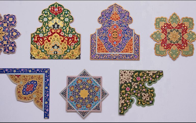 Parte de la muestra “Sharjah. Arqueología, caligrafía y ornamentación”, que alberga el MUSA. CORTESÍA