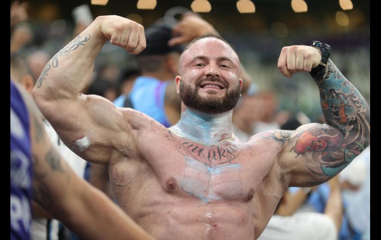 Aficionados de México y Argentina se dan cita en el estadio Lusail como parte del Grupo C de Qatar 2022. EFE / J. I. Roncoroni