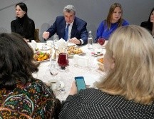 Leonid Slutsky se reunió con las madres de los soldados movilizados para la guerra en Ucrania. AP/D. Lovetsky