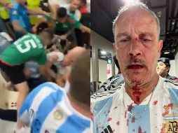 Desgraciadamente, tras la victoria de Argentina, los ánimos rebasaron a algunos aficionados y se enfrascaron en una pelea en las tribunas del Estadio Lusail. ESPECIAL