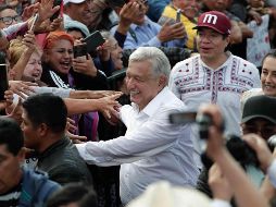 Muñoz Ledo, dijo que con la denominada marcha de estado está enfrentando a la marcha de los ciudadanos. SUN/D. SÁNCHEZ