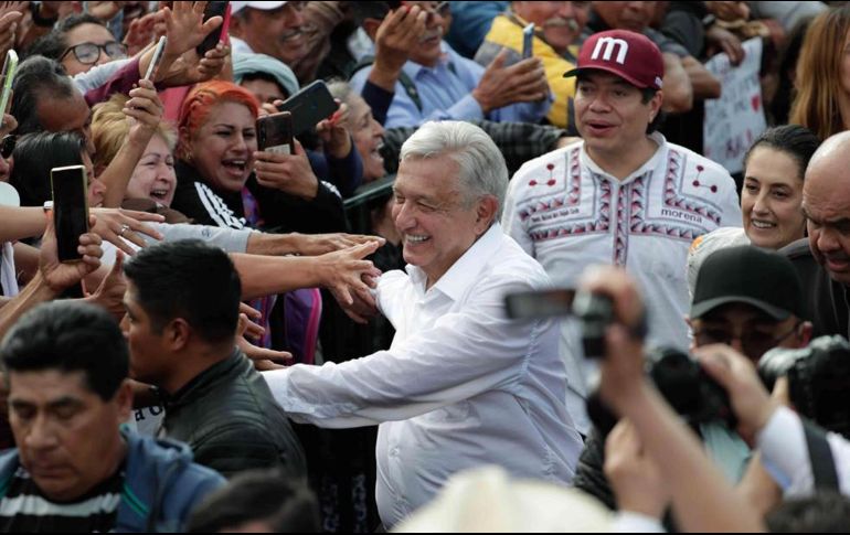 Muñoz Ledo, dijo que con la denominada marcha de estado está enfrentando a la marcha de los ciudadanos. SUN/D. SÁNCHEZ