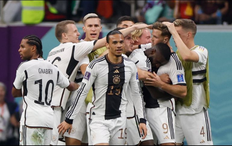 Los alemanes empataron cerca del final a España y con ese gol de Niclas Fuellkrug la siempre poderosa Alemania despertó. EFE/A. ESTEVEZ