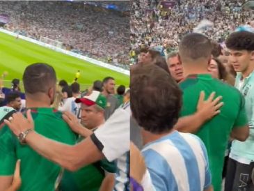 El tiktoker uruguayo, Guillefutbol publicó el video en su cuenta en el cual se aprecia que decenas de aficionado argentinos festejan el gol de su selección cuando de repente aparece Jair Pereira buscando a uno de los fanáticos. ESPECIAL