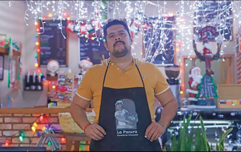El emprendedor, Carlos Gómez, lleva en las venas ser panadero. EL INFORMADOR/ C. Zepeda