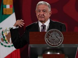 López Obrador informa que esta madrugada las Fuerzas Armadas capturaron a un jefe de una organización criminal que operaba en Nuevo Laredo, Tamaulipas. SUN / D. Sánchez