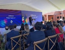La presentación de Jalisco Tech Hub Act fue realizada en la planta de IBM en El Salto, Jalisco. TWITTER / @inesjp