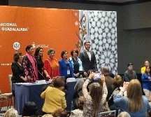 Dulce María Sauri Riancho, Amalia Dolores García Medina y Beatriz Paredes Rangel, fueron quienes formaron parte del panel “Liderazgo femenino e innovación sostenible para transformar al país”. EL INFORMADOR / K. Esparza