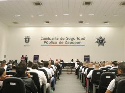 En este noveno aniversario de la Unidad, se decidió dirigirse a los hombres con una conferencia titulada: “No lo haga, compa”. ESPECIAL/Policía de Zapopan