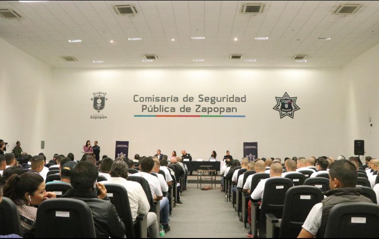 En este noveno aniversario de la Unidad, se decidió dirigirse a los hombres con una conferencia titulada: “No lo haga, compa”. ESPECIAL/Policía de Zapopan