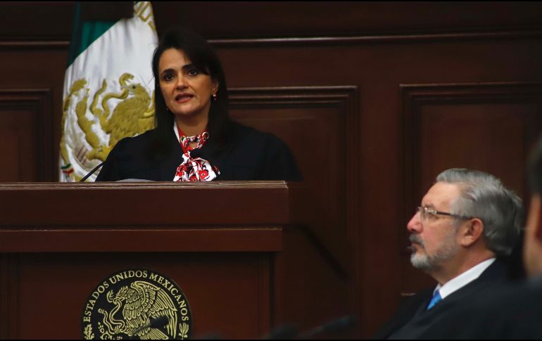 La ministra afirmó que el mencionado acuerdo no significa que se normalice la militarización y se renuncie a la formación de una Guardia Nacional (GN). SUN/ ARCHIVO