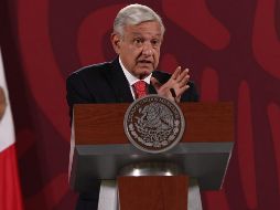 López Obrador informa que es muy probable que viaje el 14 de diciembre a Perú para la reunión de la Alianza del Pacífico. SUN / C. Mejía