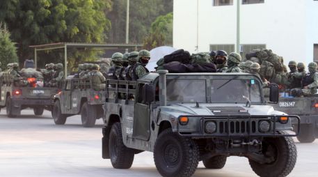 El aplazamiento se da luego que fuera aprobada la reforma para que las Fuerzas Armadas permanezcan en las calles hasta 2028. EL INFORMADOR/ARCHIVO