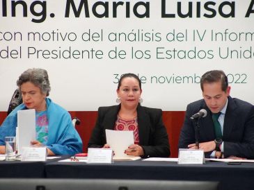 María Luisa Albores compareció ante comisiones del Senado en el marco de la Glosa del IV Informe de Gobierno. TWITTER/@Mary_Luisa_AG