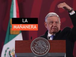 El Presidente López Obrador, durante su 