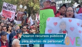 Denuncian PAN, PRI Y PRD a López Obrador por acarreo en marcha