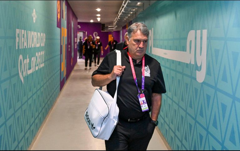 Al término del encuentro frente a Arabia Saudita, Martino dejó de ser DT del Tri. IMAGO7/E. Espinosa