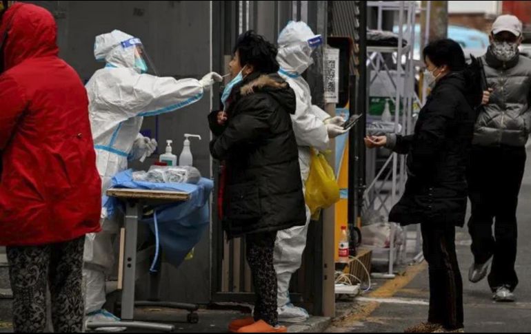 La semana pasada en China estallaron las protestas contra las restricciones por COVID-19. AFP / Archivo