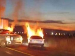 Los bloqueos se registran en carreteras de la región Altos de Jalisco. ESPECIAL