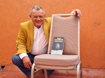 El autor Horacio Castellanos Moya presenta su reciente novela "El hombre amansado", donde de nueva cuenta toma como protagonista a "Erasmo Aragón". EL INFORMADOR / E. Esparza