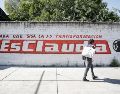 Bardas pintadas con el slogan “Es Claudia” han sido vistas en al menos 11 Entidades. EL INFORMADOR/C. Zepeda