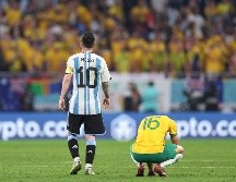 El resultado en este encuentro fue un apretado 2-1 que incluyó goles de Lionel Messi, Julián Álvarez y un autogol de Enzo Fernández. Xinhua/Xu Zijian
