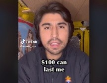 Inicialmente, el influencer hizo el reto por una semana, pero al ver que podría ahorrar dinero decidió extenderlo a un mes. TIKTOK / @frankie_hoy