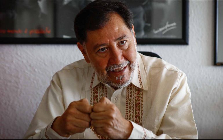 Luego de que el Presidente López Obrador rechazó tener problemas con Fernández Noroña, el diputado del PT reacciona en redes sociales. SUN / ARCHIVO