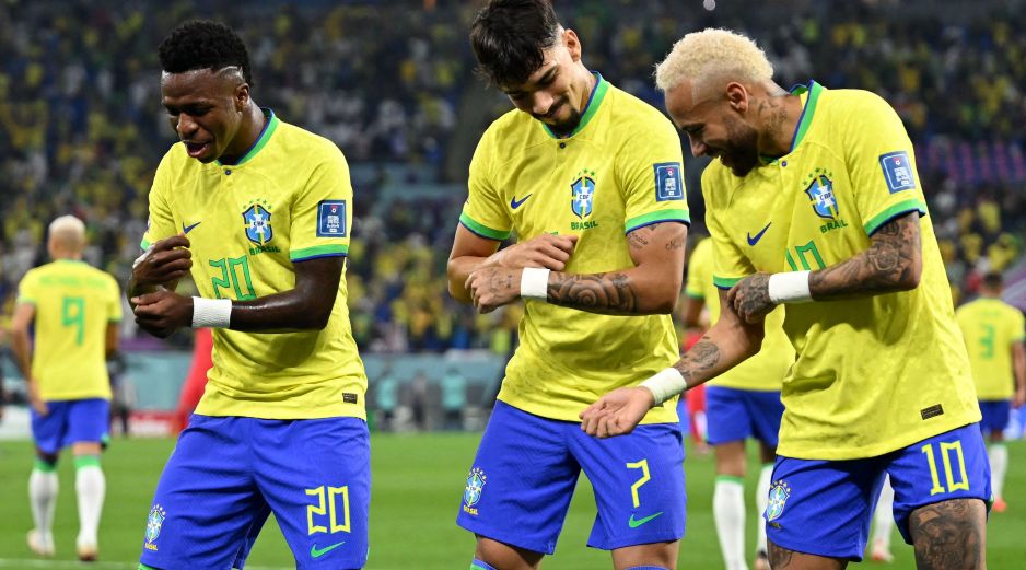 Brasil no tuvo rival en la cancha. AFP/M. VATSYAYANA