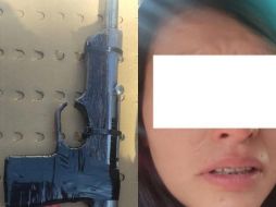 Vanessa Carolina “N”, de 24 años, fue detenida cuando asaltaba a otra mujer. ESPECIAL