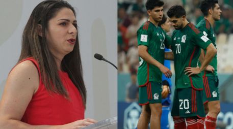 Ana Gabriela Guevara no dudó en atizar a la Selección Mexicana, pese a su espantosa gestión al frente de la Conade. ESPECIAL