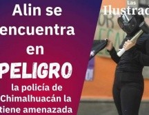 Colectivos feministas apoyan el caso y piden protección para Alin y su familia y que las denuncias interpuestas procedan. FACEBOOK/LasIlustradasMX