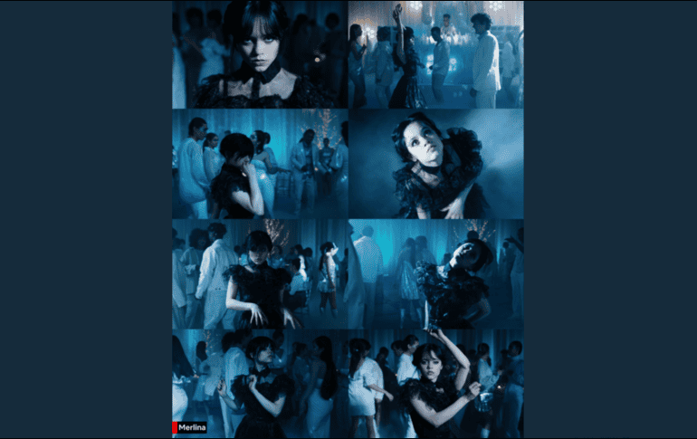 Merlina es un nuevo giro a la historia de Los Locos Addams, pero ahora centrada en la joven y, desde luego, bajo la mano y el estilo de Tim Burton. TWITTER / @NetflixLAT