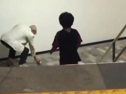 El hombre fue detenido junto al niño por personal de la estación. ESPECIAL