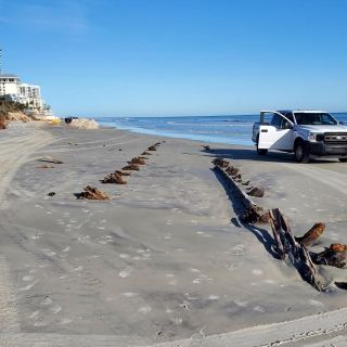 ¡Increíble! Hallan restos de barco de madera del siglo XIX en Florida
