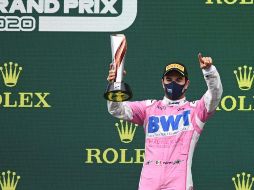 Sergio Pérez consiguió su primera victoria en Bahrein. EFE/ARCHIVO