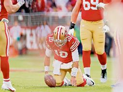 Si la rehabilitación transcurre sin problemas, es probable el regreso de Garoppolo para la postemporada. AFP/E. Shaw